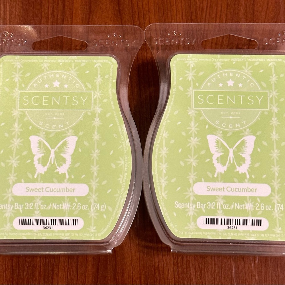 2 Scentsy Bars Sweet Cucumber 🥒